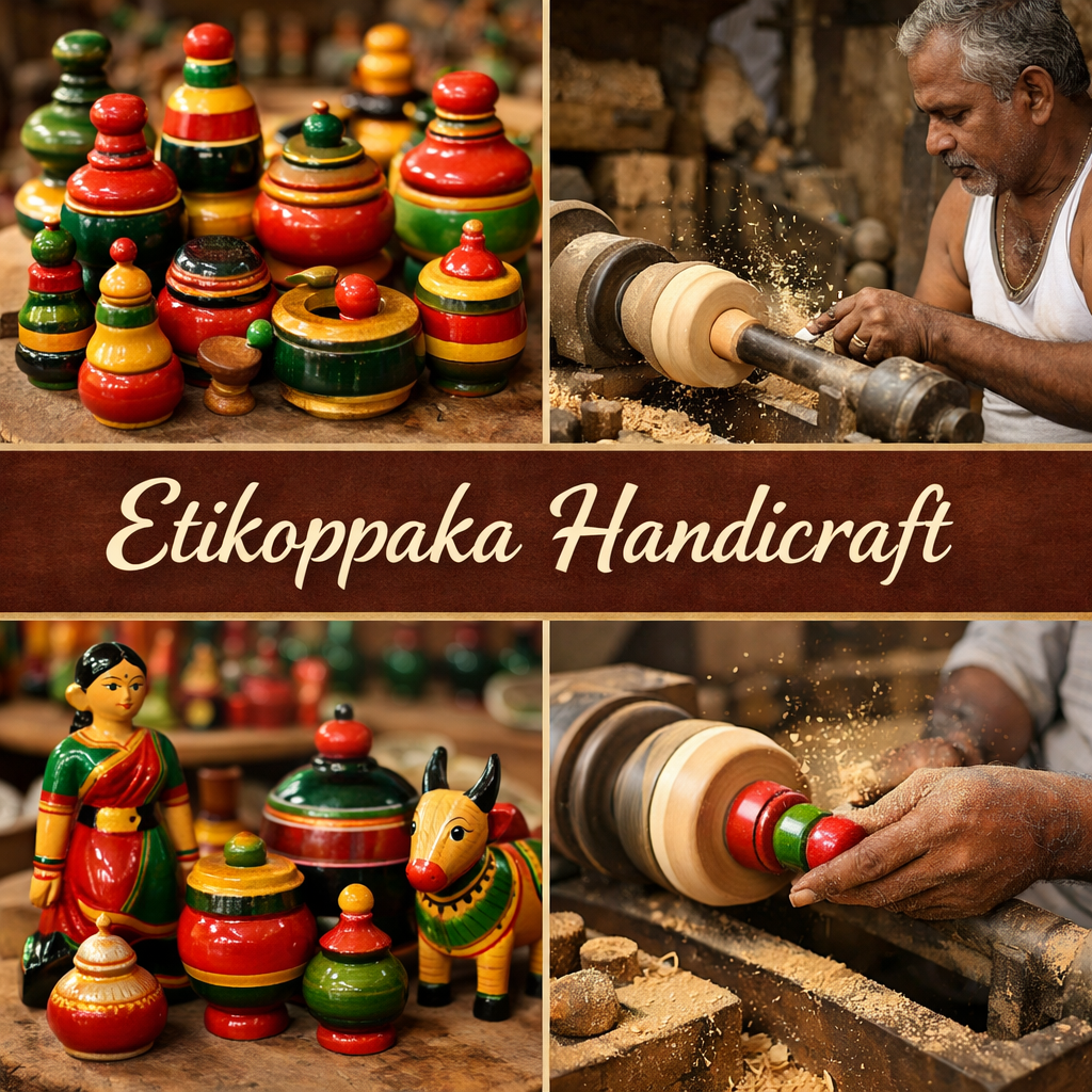 Etikoppaka Handicraft- Proudly Made in India