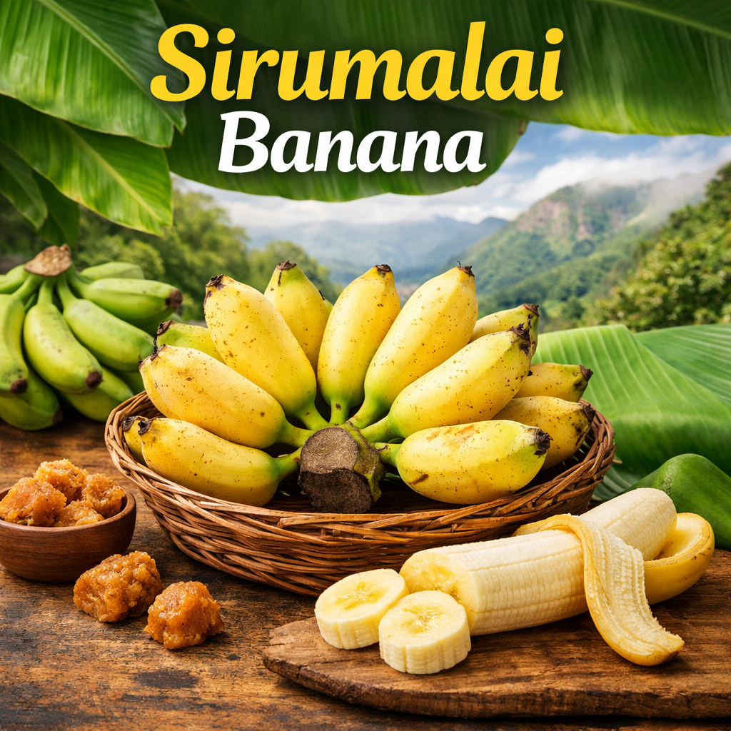 Sirumalai Banana- Proudly Made in India