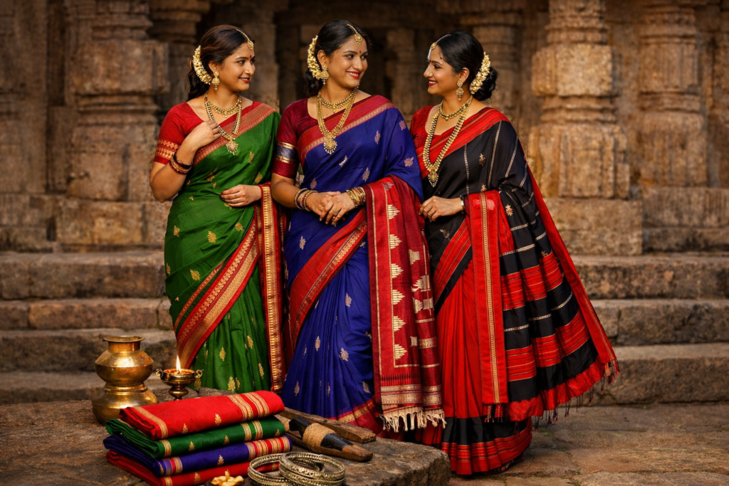 Ilkal Saree – Karnataka- Proudly Made in India