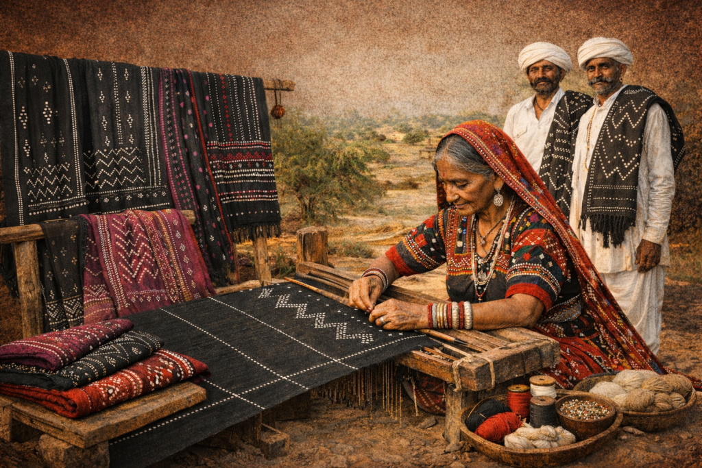 Tangaliya Weaving- Proudly Made in India