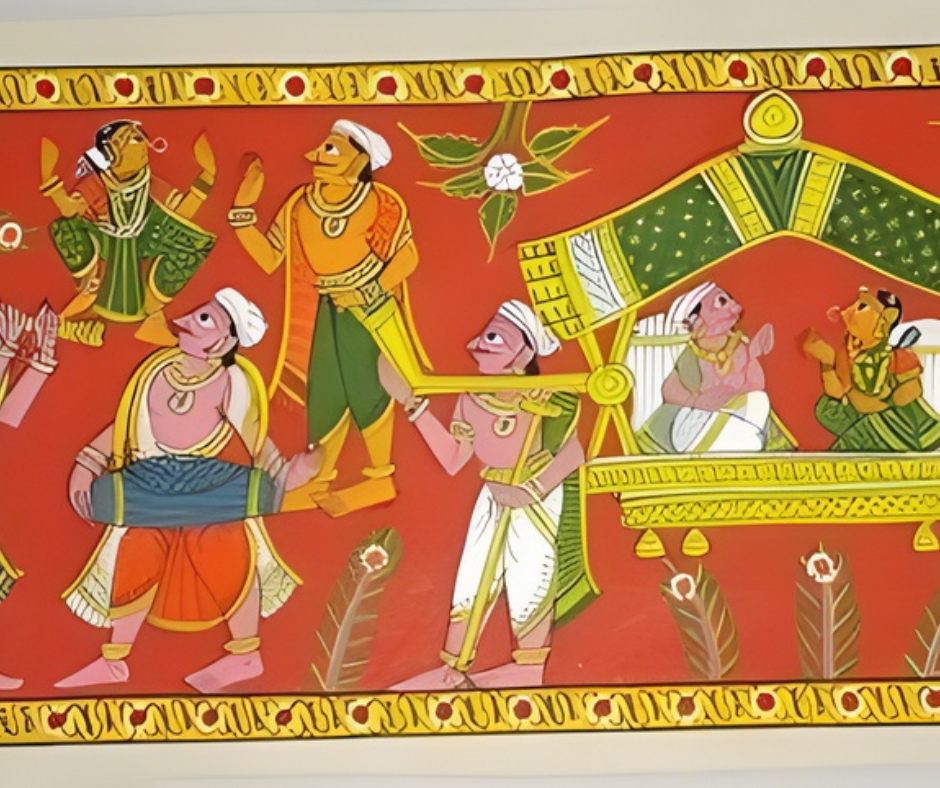 Cheriyal Scroll Painting- Proudly Made in India