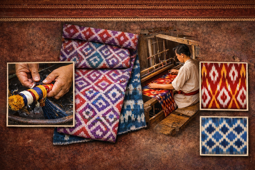 Ikat Handloom Fabric- Proudly Made in India