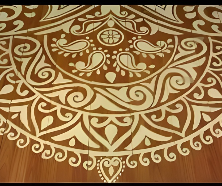 Alpana Floor Art- Proudly Made in India
