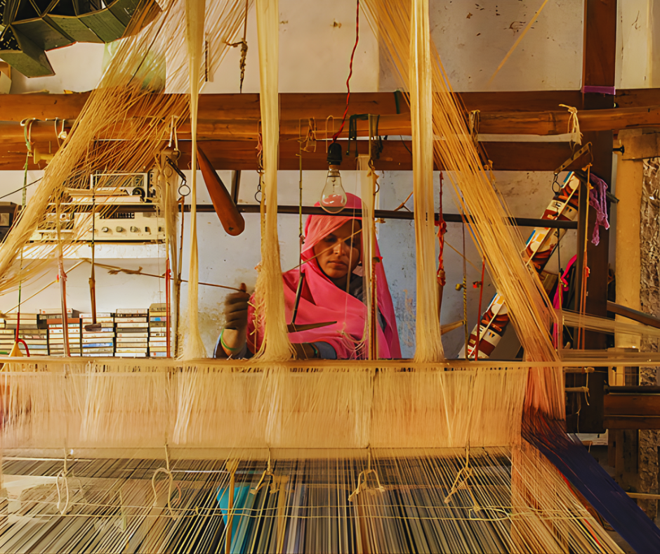 Chanderi Silk Cotton Weaving- Proudly Made in India
