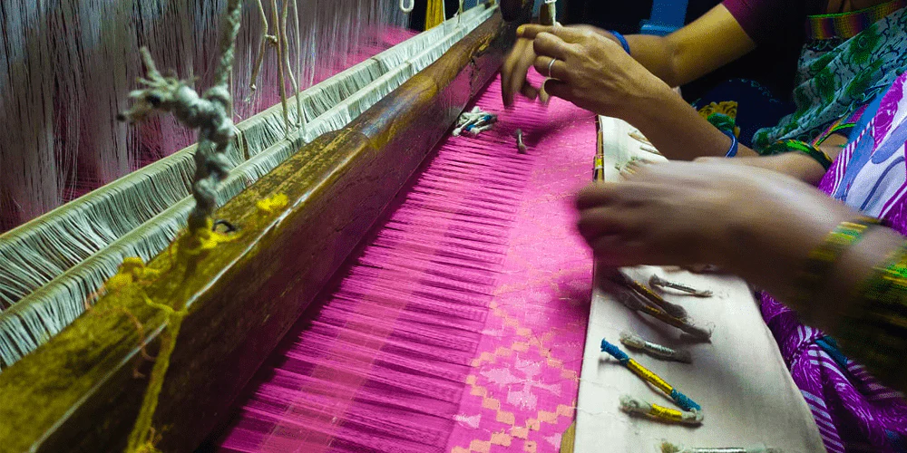 Uppada Jamdani Saree- Proudly Made in India