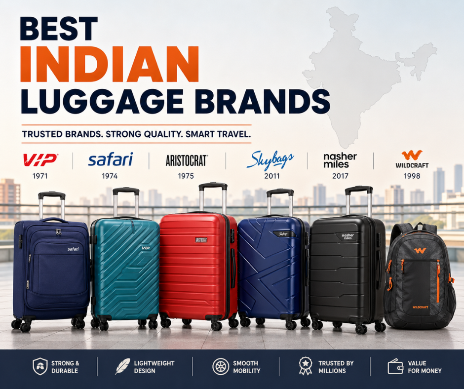Best Indian Luggage Brands- Proudly Made in India