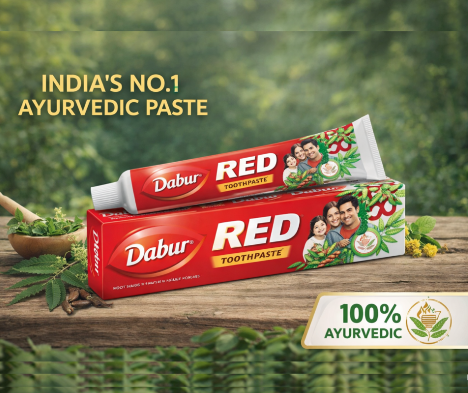 Dabur Red Toothpaste- Proudly Made in India