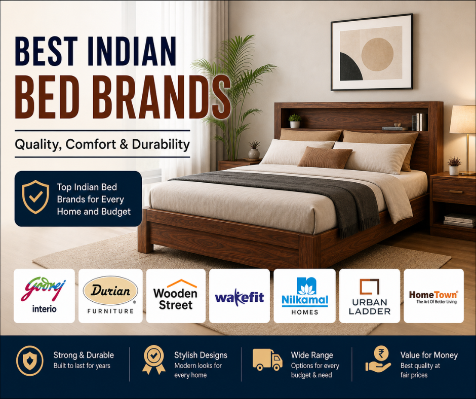 Best Indian Bed Brands- Proudly Made in India