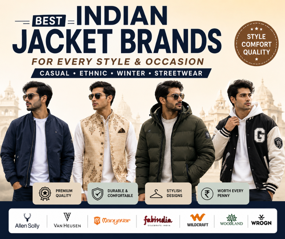 Best Indian Jacket Brands- Proudly Made in India