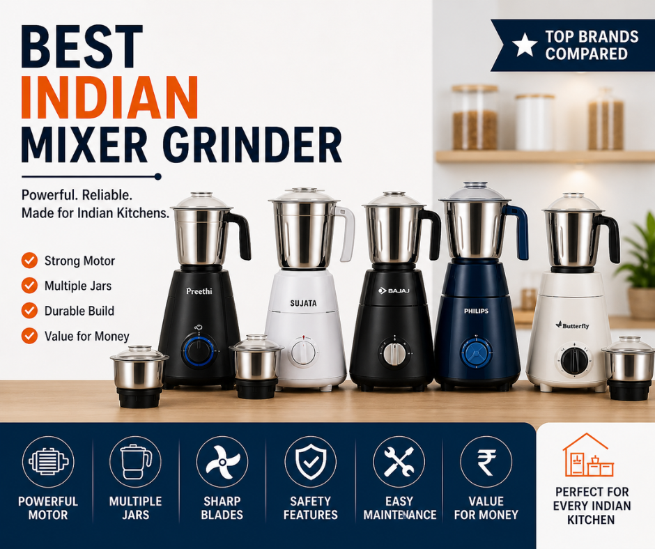 Best Indian Mixer Grinder Brands- Proudly Made in India
