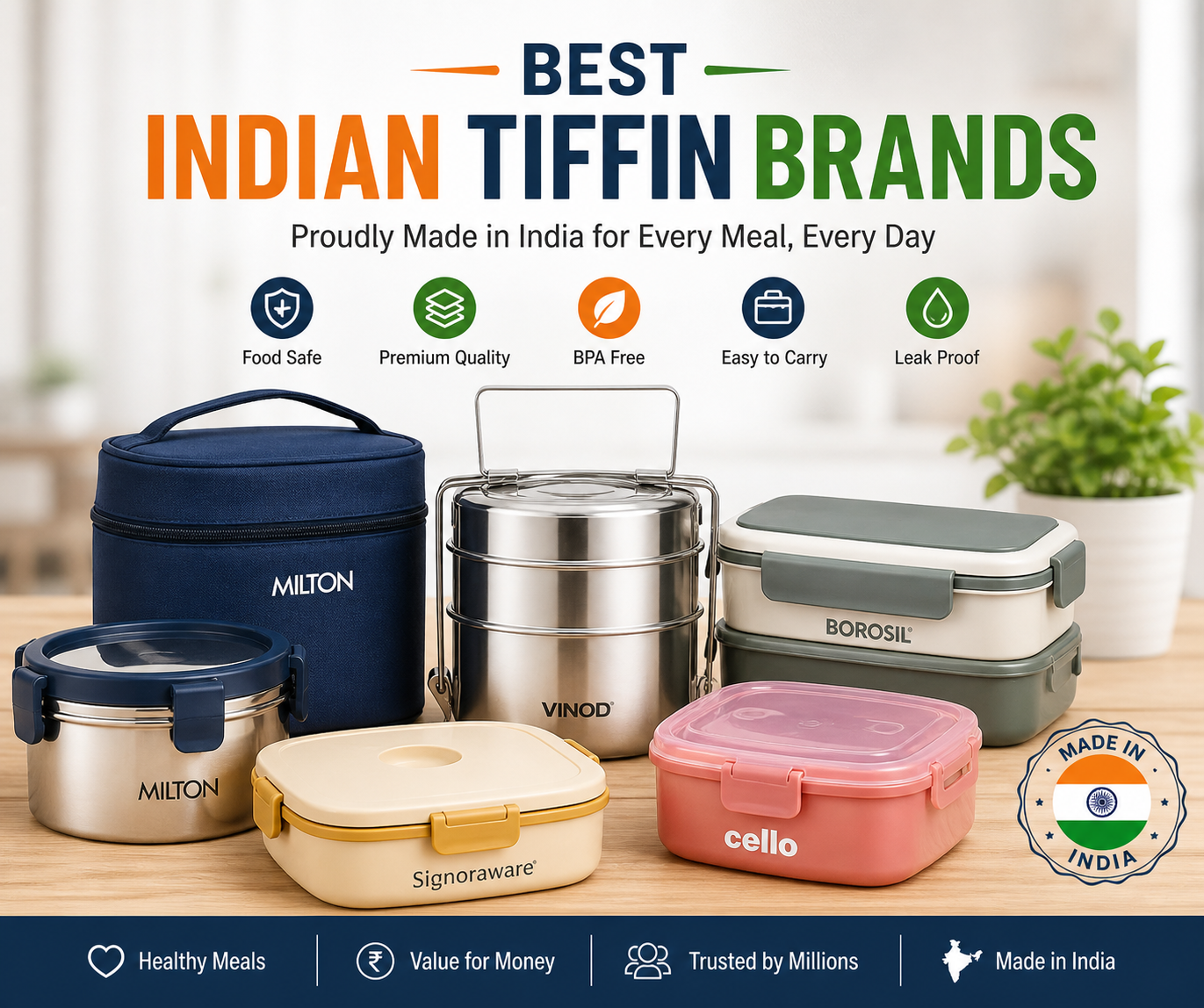 Best Indian Tiffin Brands- Proudly Made in India