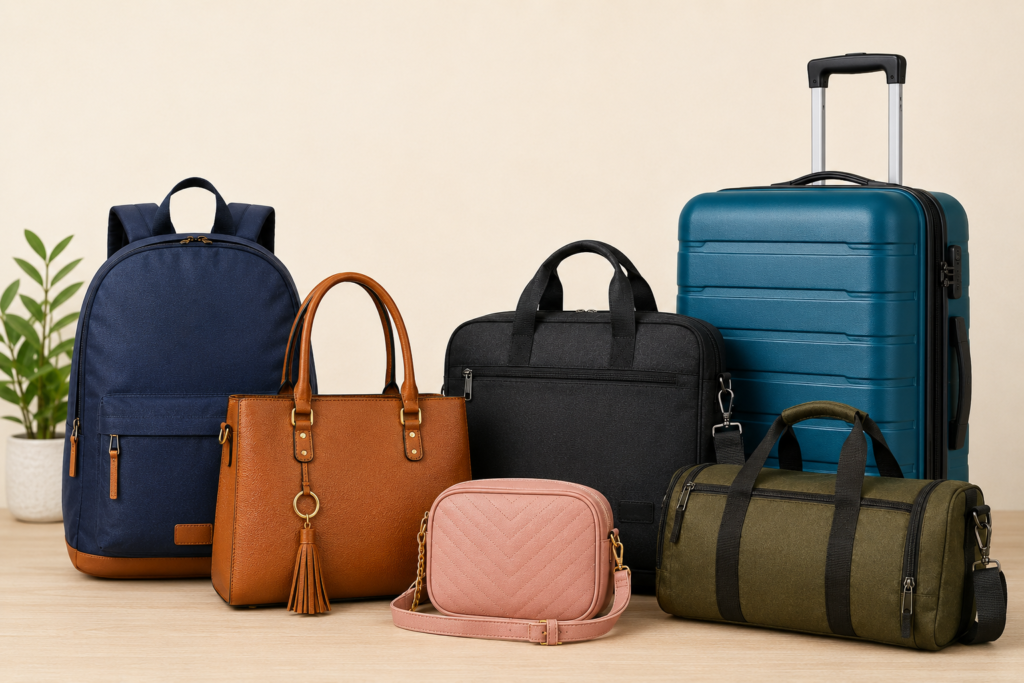 Best Indian bags brands collection with backpacks, handbags, and travel luggage.