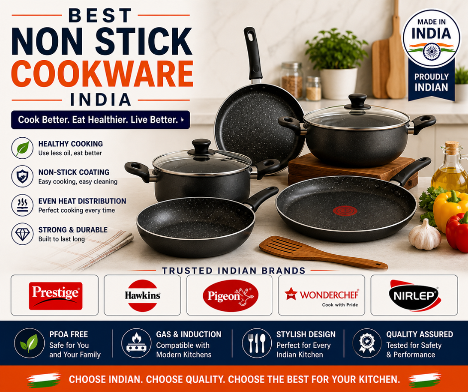 Best Non Stick Cookware India: Top Indian Brands Guide