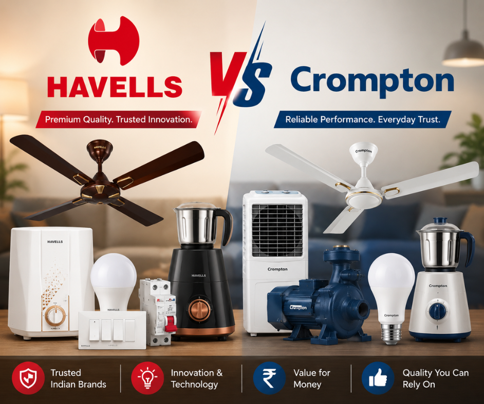 Havells Vs Crompton- Proudly Made in India