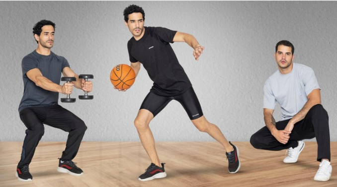 Indian sportswear brands activewear for men featuring gym training, running, and fitness outfits
