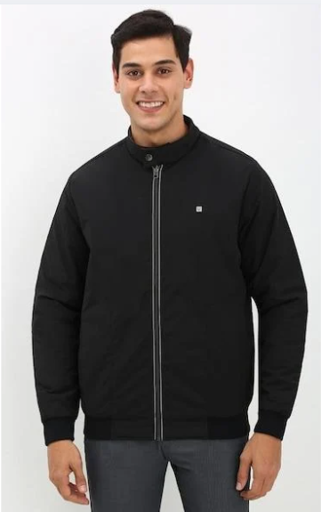 stylish black jacket from Indian jacket brands
